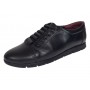 Pantofi dama, casual, din piele naturala box, negri, - P502NBOX